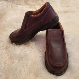 Red Wing Steel Toe leather Safety Shoe - brown